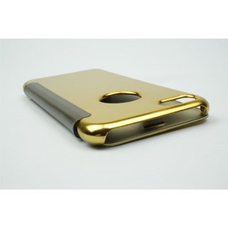 Iphone 7 4,7 LED View Flip Case Tasche Gold Cover Schutzhlle