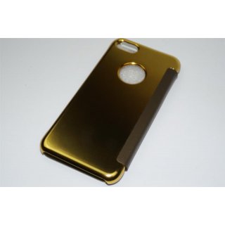 Iphone 7 4,7 LED View Flip Case Tasche Gold Cover Schutzhlle