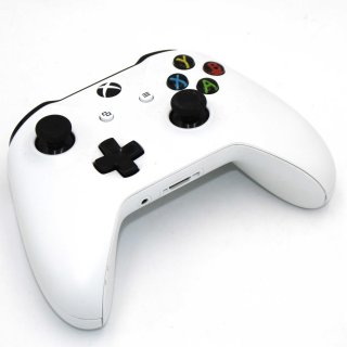 Microsoft - Xbox One S Soft Touch Wireless Controller weiss (geeignet für Windows)