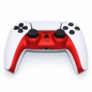 Controller Frame Griff Gehäuse Rahmen Shell Cover Case für Sony PS5 Gamepad Chrome Rot