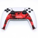 Controller Frame Griff Gehäuse Rahmen Shell Cover Case für Sony PS5 Gamepad Camouflage Rot