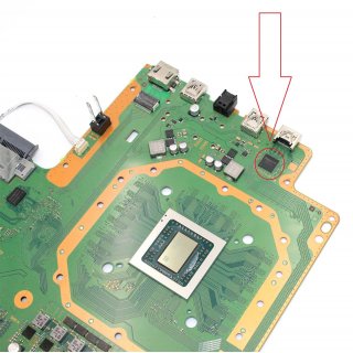 Sony Playstation 4 PS4 Pro Reparatur des HDMI IC Chips CUH7016B 7116B 7216B
