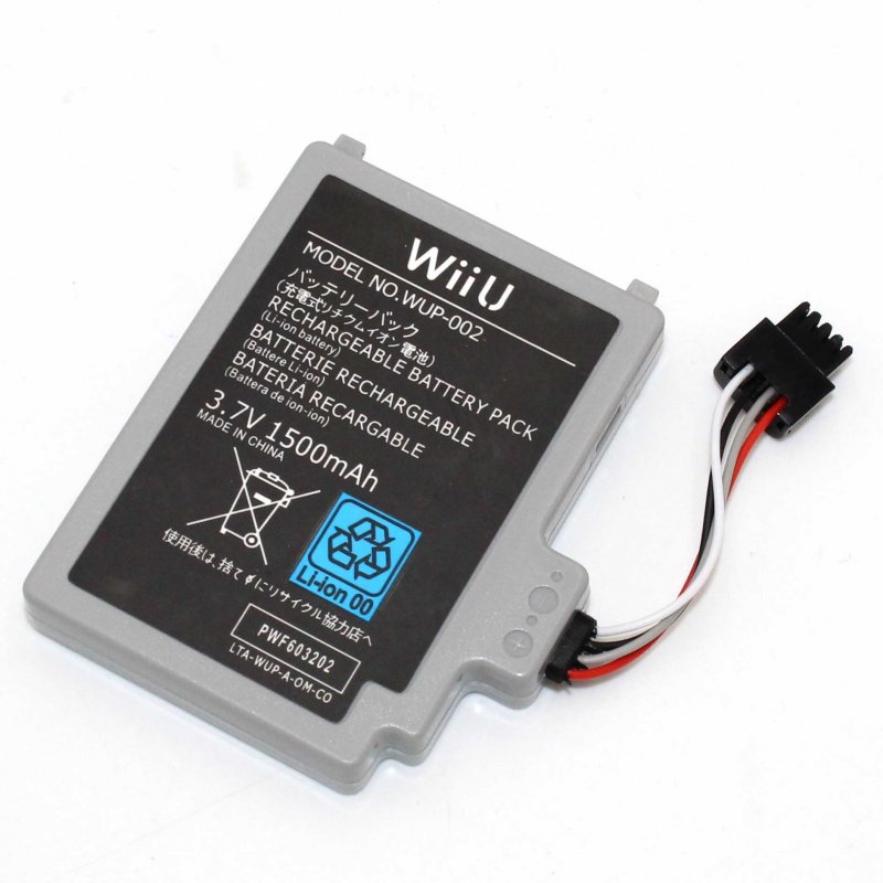 Akku Batterie 1500mAh Li-Po für Nintendo Wii U, Wii U Gamepad, WUP-010,  WUP-012 - Mehr Spielspaß mit längerer Akkulaufzeit, 19,80 €