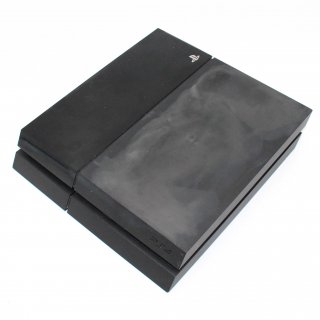 Ps4 Playstation 4 CUH 1004 / 1116 Gehuse + Mittelteil + Bleche schwarz stark verkratzt
