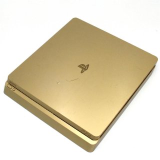 Original Gehäuse oben & unten gold PS4 Slim CUH-2216A...