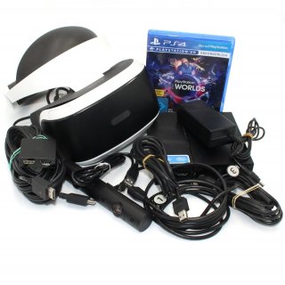 Ps4 VR World- Sony PlayStation VR Brille V1 + Kamera V2 - PS4 PSVR Headset