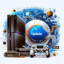 PS4 Update-Service, verlangt ein Update, zeigt einen...