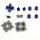 Originale Button Knöpfe Tasten 9-teiliges Set Galactic Purple Für Playstation5 PS5 Controller