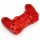 Controller Gehäuse / Cover Crystal Rot Sony Ersatzteil für PS4 JDM 0050/055 gebraucht