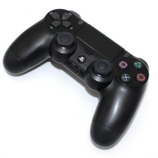 PlayStation 4 - DualShock 4 Wireless Controller, schwarz mit 2 Halleffect Halleffekt Analog Sticks