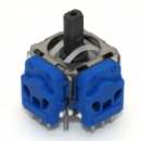 2 x PS5 Analog Halleffect Halleffekt Controller 3D Steuer Modul Thumbstick Stickdrift Potentiometer blau