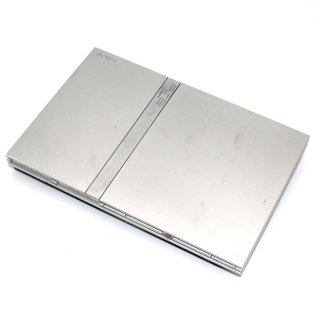 PlayStation 2 PS2 Slim Konsole Silber Silver / schwarz  gebraucht
