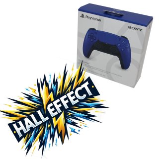 Sony Playstation 5 DualSense Wireless-Controller Cobalt-Blue + Halleffect Halleffekt Sticks *Neu