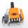 PS5 Analog Halleffect Halleffekt Controller 3D Steuer Modul Thumbstick Stickdrift Potentiometer Orange V3 "L -4C"