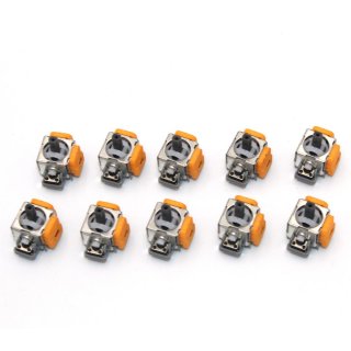 10 x PS5 Analog Halleffect Halleffekt Controller 3D Steuer Modul Thumbstick Stickdrift Potentiometer Orange V3 L -4C