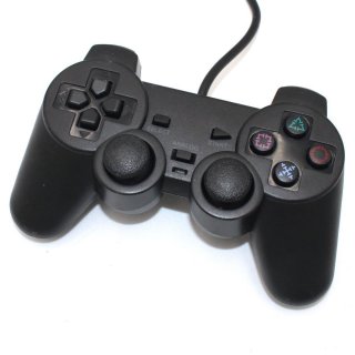 Controller schwarz f�r Sony Ps2 (Playstation 2) Zubeh�r Third Party 