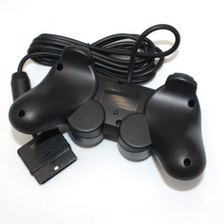 Sony PS2 DualShock 2 Controller schwarz (Playstation 2) Zubehr Third Party gebraucht
