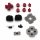 Originale Button Knöpfe Tasten 14-teiliges Set Cosmic Red Für Playstation5 PS5 Controller