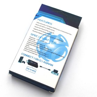 PS2 auf zu HDMI Converter 1080p HD TV Stick Adapter 3,5mm Kabel PlayStation 2