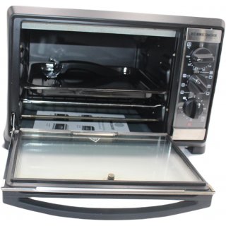 Rommelsbacher BG 1050/E Minibackofen, 1050W, 18l, Edelstahl/schwarz gebraucht