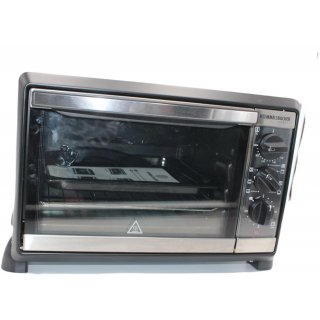 Rommelsbacher BG 1050/E Minibackofen, 1050W, 18l, Edelstahl/schwarz gebraucht