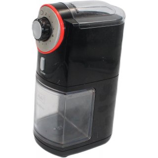 Melitta Kaffeemhle Molino schwarz/rot Mahlgrad einstellbar 1019-01 - gebraucht