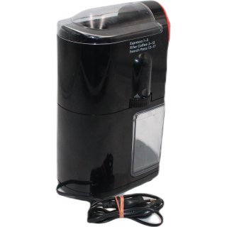 Melitta Kaffeemhle Molino schwarz/rot Mahlgrad einstellbar 1019-01 - gebraucht