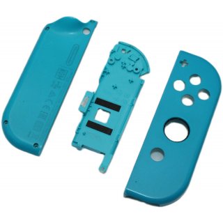 Blaues Gehuse + Buttons fr den Joy-Con Controller fr Nintendo Switch rechts gebraucht