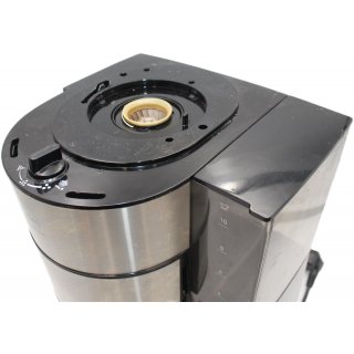 Melitta AromaFresh - Filterkaffeemaschine - mit Glaskanne - integriertes Mahlwerk - Timer Funktion - 10 Tassen - Pure Black- gebraucht
