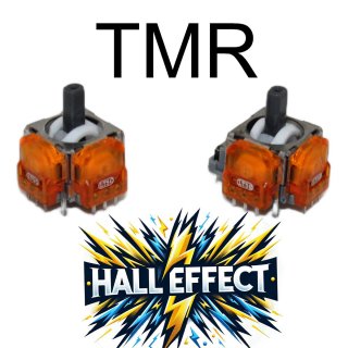 2x PS5 Hall Effect TMR Analog Sticks Orange Controller Drift Fix PlayStation 5 Halleffekt
