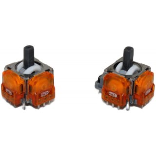 DualSense Wireless-Controller weiss Sony + Hall Effekt TMR Orange Analog Sticks [PlayStation 5 ] PS5 PS 5 PS-5  gebraucht