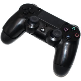 Original Sony Playstation Gehuse Controller schwarz V1 JDM 001 Ps4 Akku & Mainboard fehlt