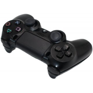 Original Sony Playstation Gehuse Controller schwarz V1 JDM 001 Ps4 Akku & Mainboard fehlt