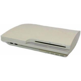 Sony Ps3 Playstation 3 Slim CECH 3004A Gehuse weiss gebraucht - Leichter gelbstich wie Elfenbein