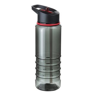MELIANDA MA-7100 leichte Trinkflasche Rot Sportflasche mit 750 ml - Trinkhalmsystem - Wasserflasche aus BPA freiem Tritan - bruchsicher