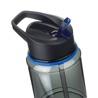 MELIANDA MA-7100 leichte Trinkflasche Blau Sportflasche mit 750 ml - Trinkhalmsystem - Wasserflasche aus BPA freiem Tritan - bruchsicher