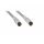 50 x SAT DVB-S SatelitenKabel F Stecker 75 Ohm für Satellit LNB Anschlusskabel Receiver weiß Goobay