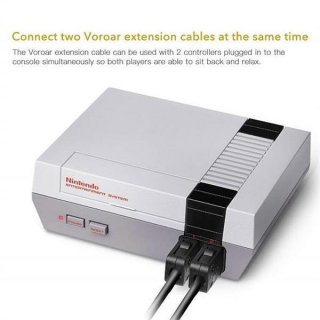 2 x 3 Meter Controller Verlängerungskabel für NES & SNES Classic Mini & Wii und Wii Mini