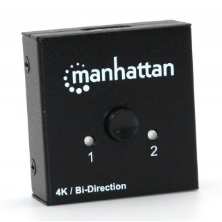 Manhattan 207850 4K bi-direktionaler 2-Port HDMI-SplitterSwitch 4K 30Hz,