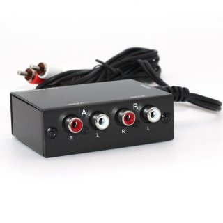 SpeaKa Professional 2 Port Cinch-Audio-Switch