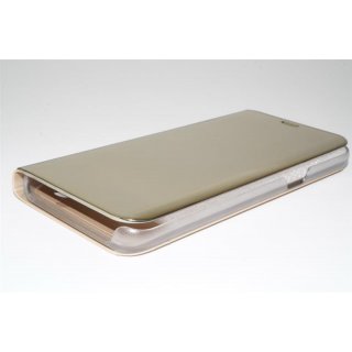 Für Samsung Galaxy S8+ / S8 Plus LED View Flip Case Tasche Gold Cover