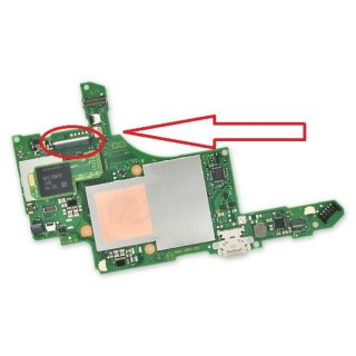 Nintendo Switch LCD Display Verbinder Connektor Konnector auf Mainboard