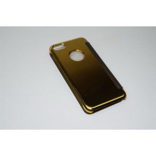 Iphone 7 4,7 LED View Flip Case Tasche Gold Cover Schutzhülle