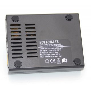 VOLTCRAFT V-Charge 60 DC Modellbau-Multifunktionsladegerät 12V 6A LiPo, LiIon, L