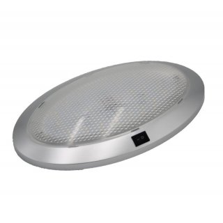 Brunner Ovale LED-Deckenleuchte mit widerstandsfähigem Kunststoffgehäuse und EINAUS-Schalter