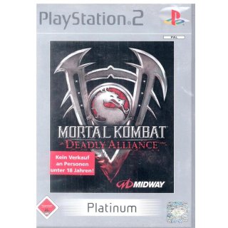 Mortal Kombat Deadly Alliance Platinum Sony PS2 2003 USK18  Gebraucht