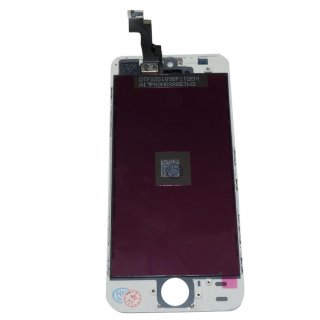 Iphone 5S LCD A++ Display weiss Touchscreen Glas Retina Digitizer Komplett set