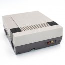 Original NES Nintendo Konsole Gerät 1 Controller & Spiel Four Players Tennis