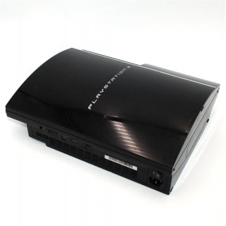Sony PlayStation 3 80GB [inkl. DualShock Controller] schwarz - gebraucht + 3 Spiele