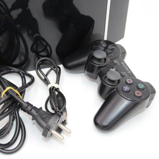 Sony PlayStation 3 80GB [inkl. DualShock Controller] schwarz - gebraucht + 3 Spiele 